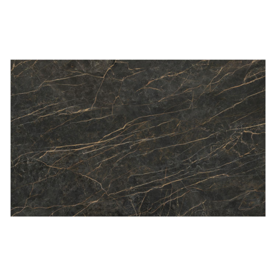 Table de jardin Nano XL rectangulaire en aluminium blanc et céramique pleine Black Obsession - Lg. 240 x Lrg. 148 x Haut. 75 cm