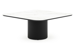 Afgerond vierkant - L 148 x B 148 x H 61 cm