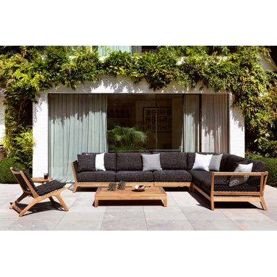 Cosito loungetafel in teak - L 120 x B 78 x H 20 cm