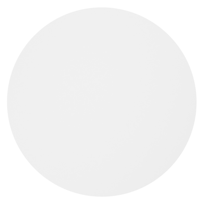 Amico loungetafel rond in zwart aluminium en volkeramiek Arctic White - Dia. 110 x H 28 cm