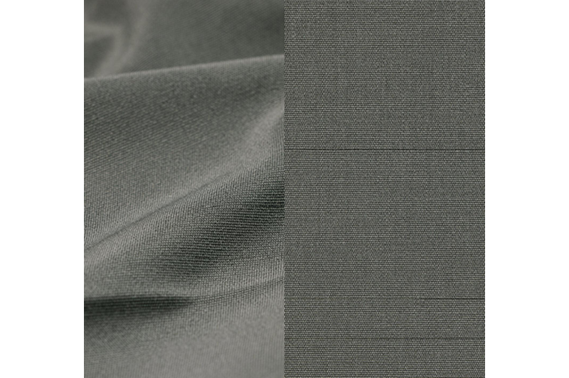 Avola zweefparasol met tiltfunctie in zwart aluminium met grijs sunbrella® premium parasoldoek - L1 300 x L2 300 cm (met voet)