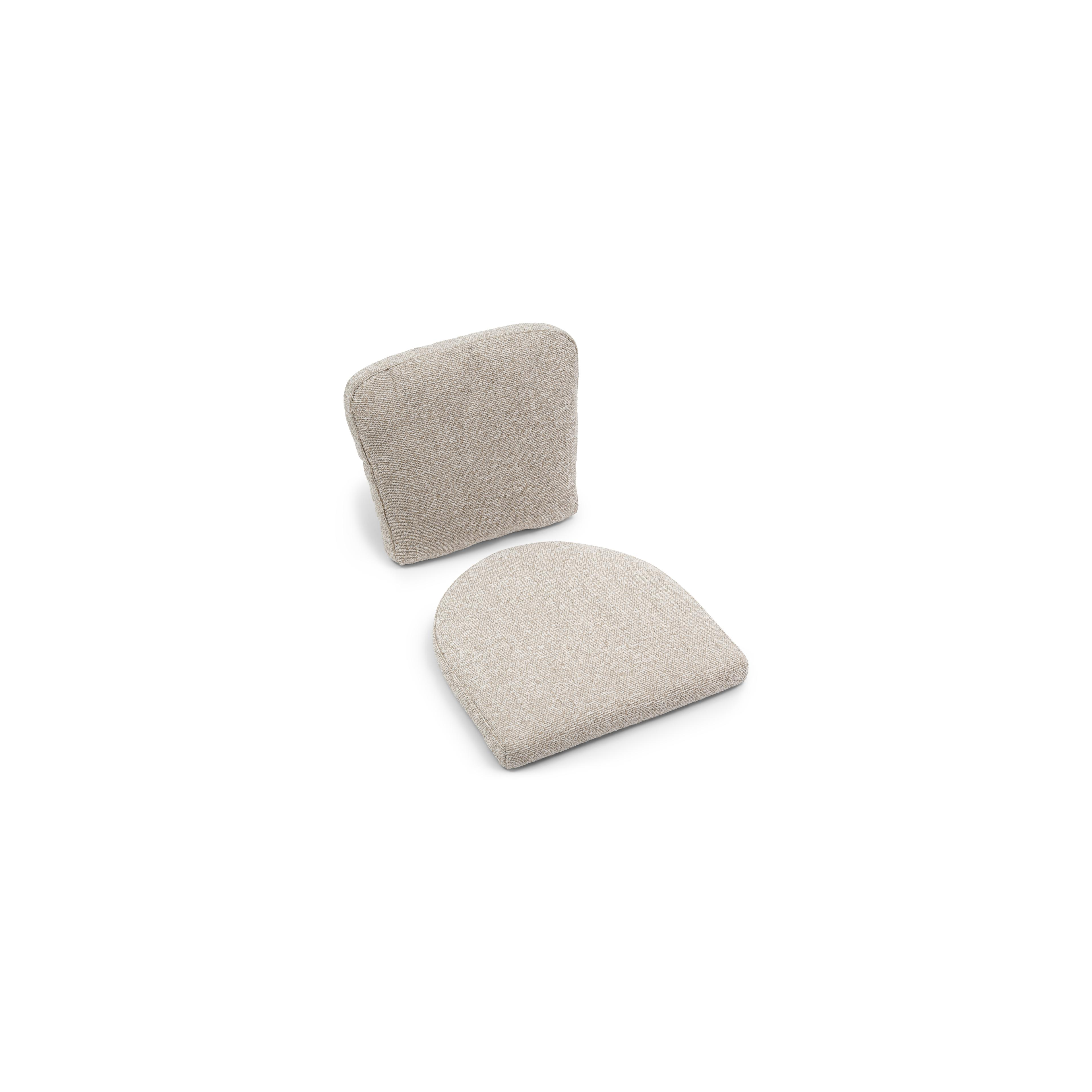 Orso luxe stoelkussen (zit en rug) (luxe) in All Weather Cosytica marbella ecru