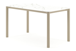 Rechthoekig afgerond - L 140 x B 80 x H 75 cm