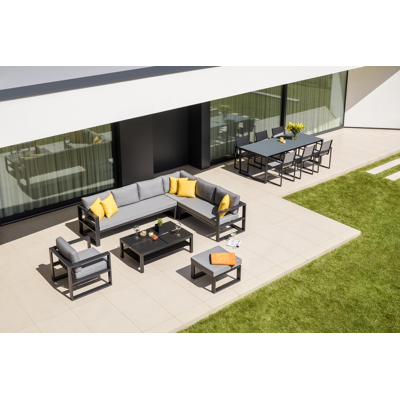 Sierkussen 45 x 45 cm in all weather sunbrella® luxe solid mimosa