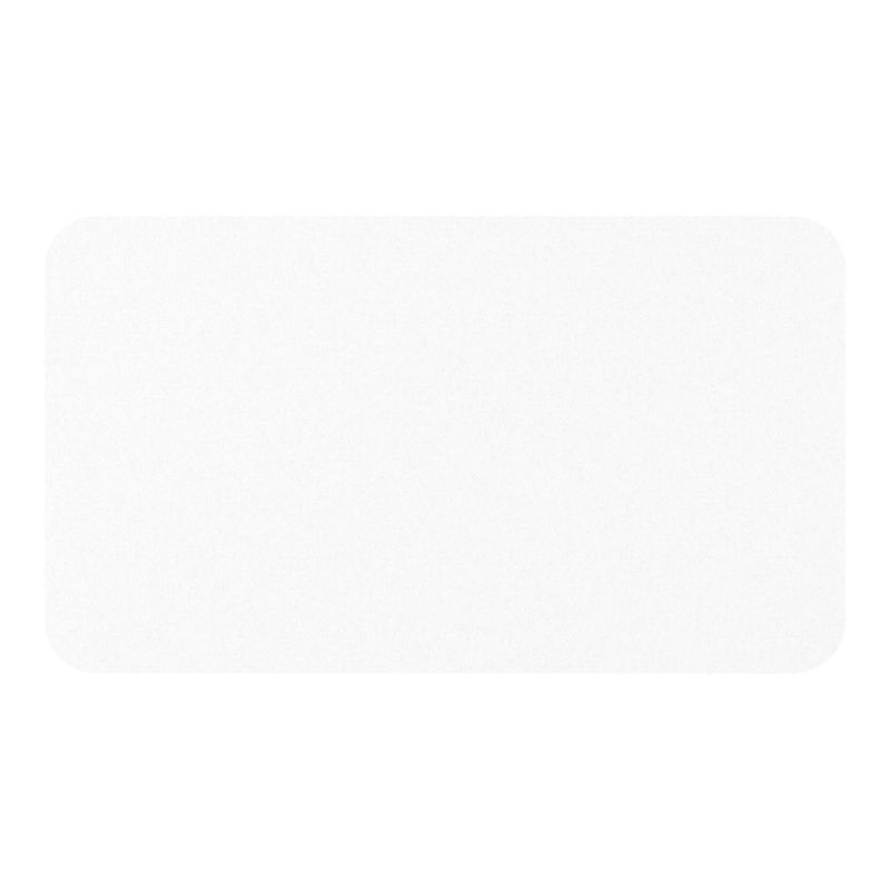 Orso tuintafel rechthoekig afgerond in zwart aluminium en volkeramiek Arctic White - L 140 x B 80 x H 74.5 cm