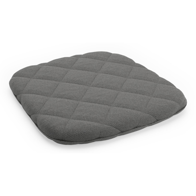 Coussin de chaise Artena waffle en weather+ softtouch gris
