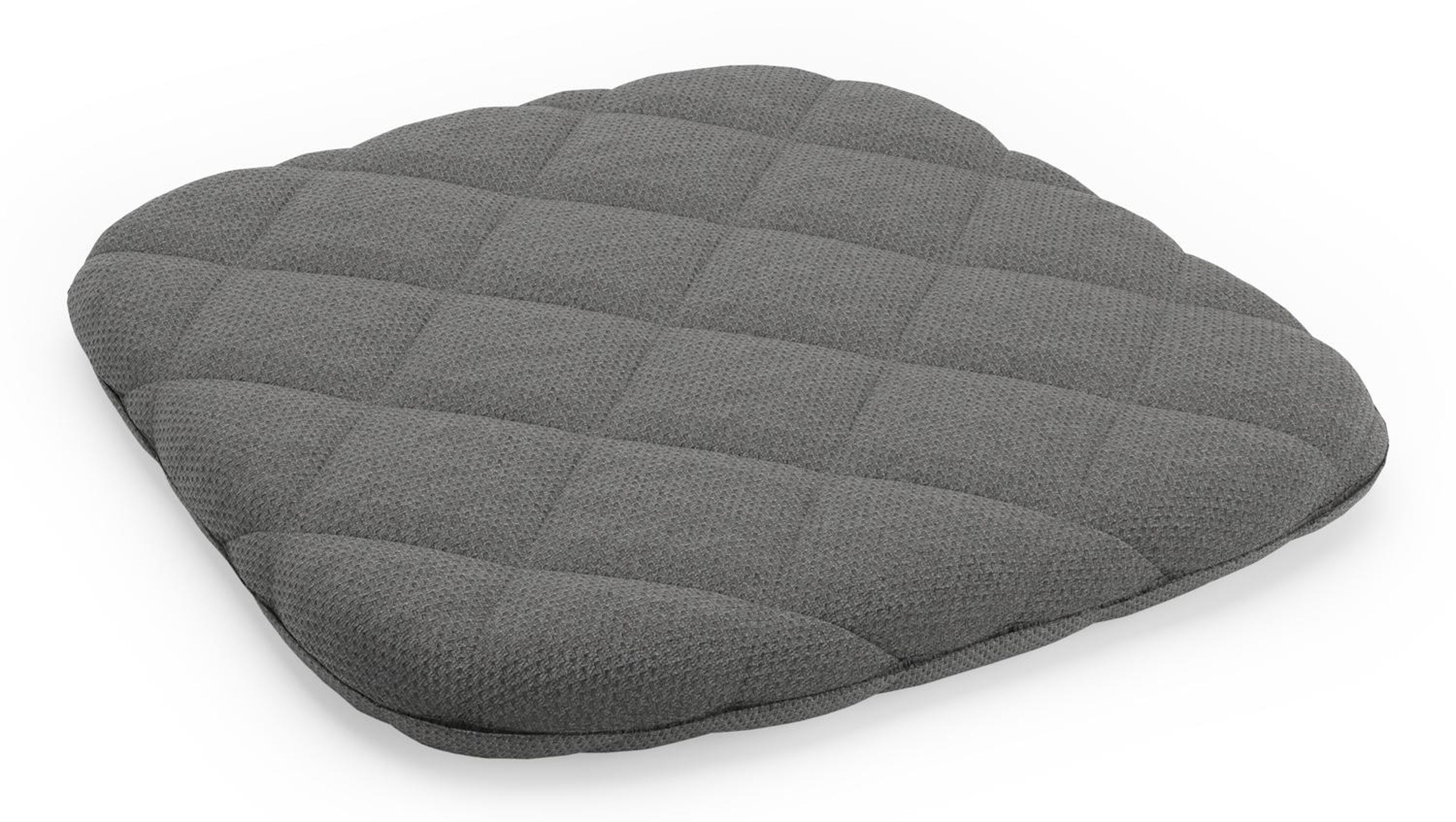 Artena waffle stoelkussen in weather+ softtouch grijs
