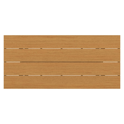 Bahia tuintafel in zwart aluminium en polywood - L 200 x B 89 x H 75 cm