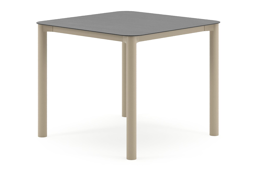 Afgerond vierkant - L 90 x B 90 x H 75 cm