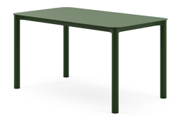 Rechthoekig afgerond - L 140 x B 80 x H 75 cm