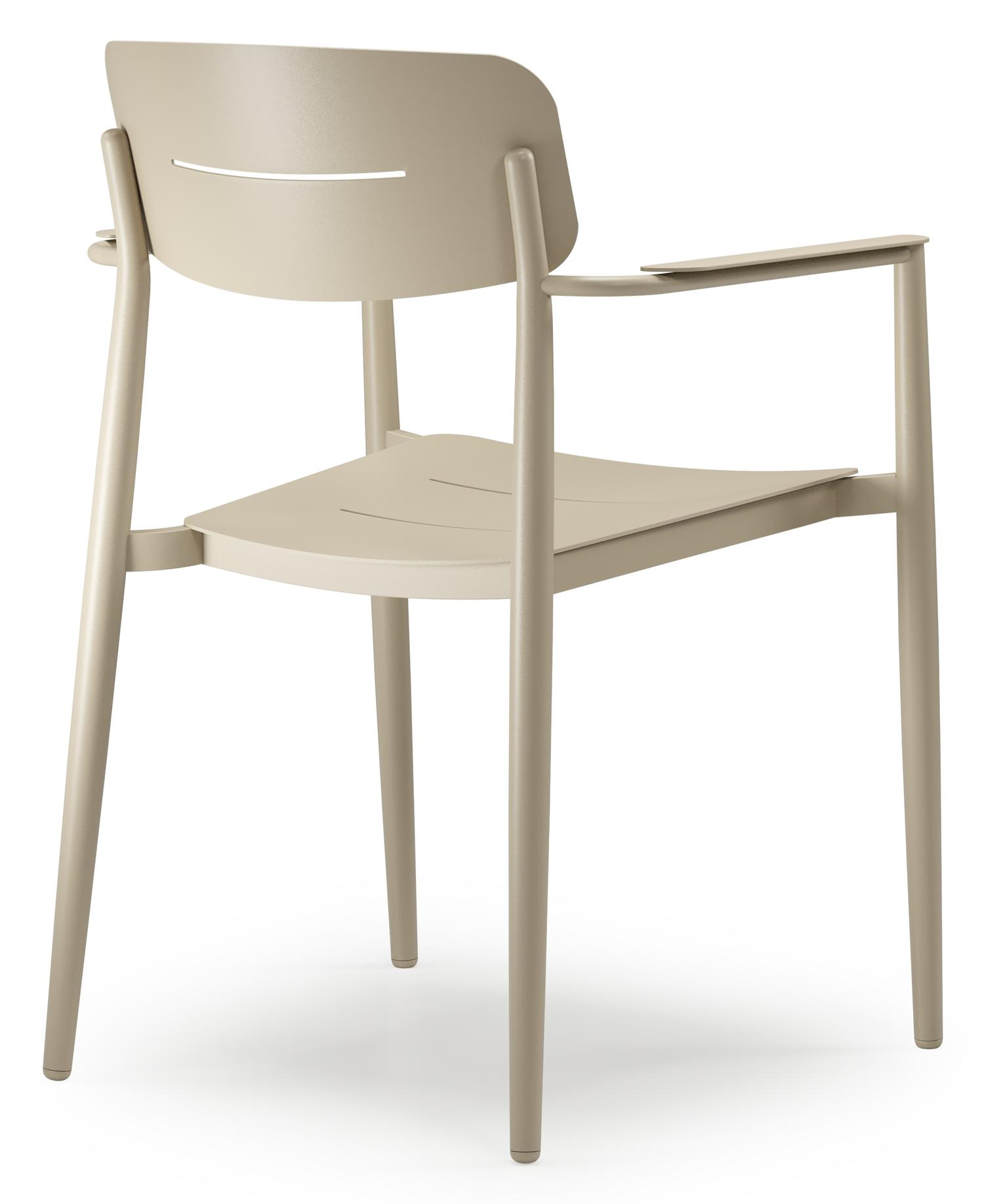 Cosa tuinstoel in beige aluminium