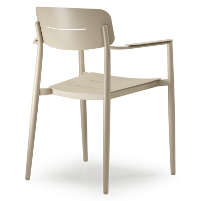 Cosa tuinstoel in beige aluminium