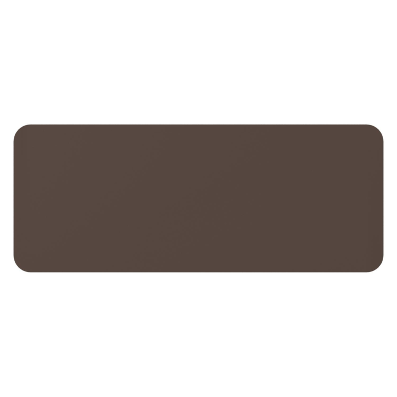 Orso tuintafel afgerond vierkant in donkerbruin aluminium - L 200 x B 80 x H 75 cm