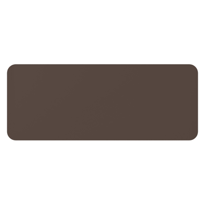 Orso tuintafel afgerond vierkant in donkerbruin aluminium - L 200 x B 80 x H 75 cm