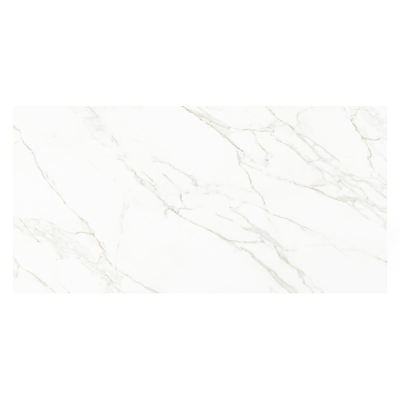 Como tuintafel in wit aluminium en volkeramiek calacatta - L 200 x B 100 x H 75 cm