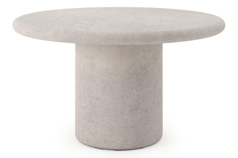 Lomo tuintafel in beton beige - Dia. 130 cm