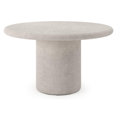 Lomo tuintafel in beton beige - Dia. 130 cm