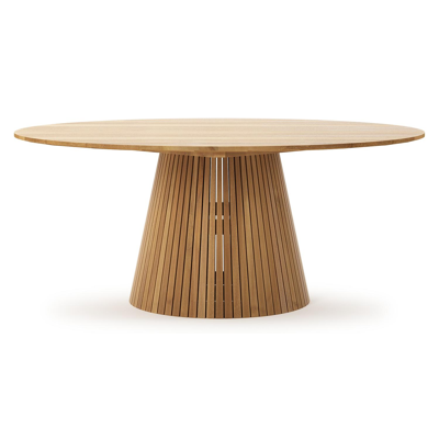 Tribola tuintafel in teak - Dia. 180 x H 75 cm