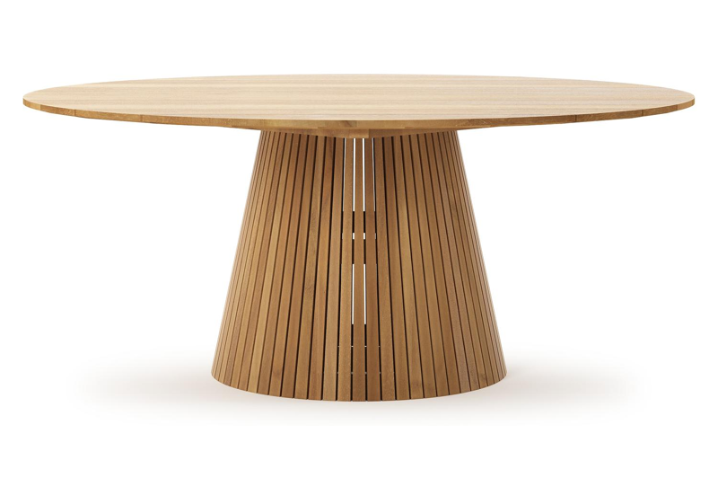 Tribola tuintafel in teak - Dia. 180 x H 75 cm