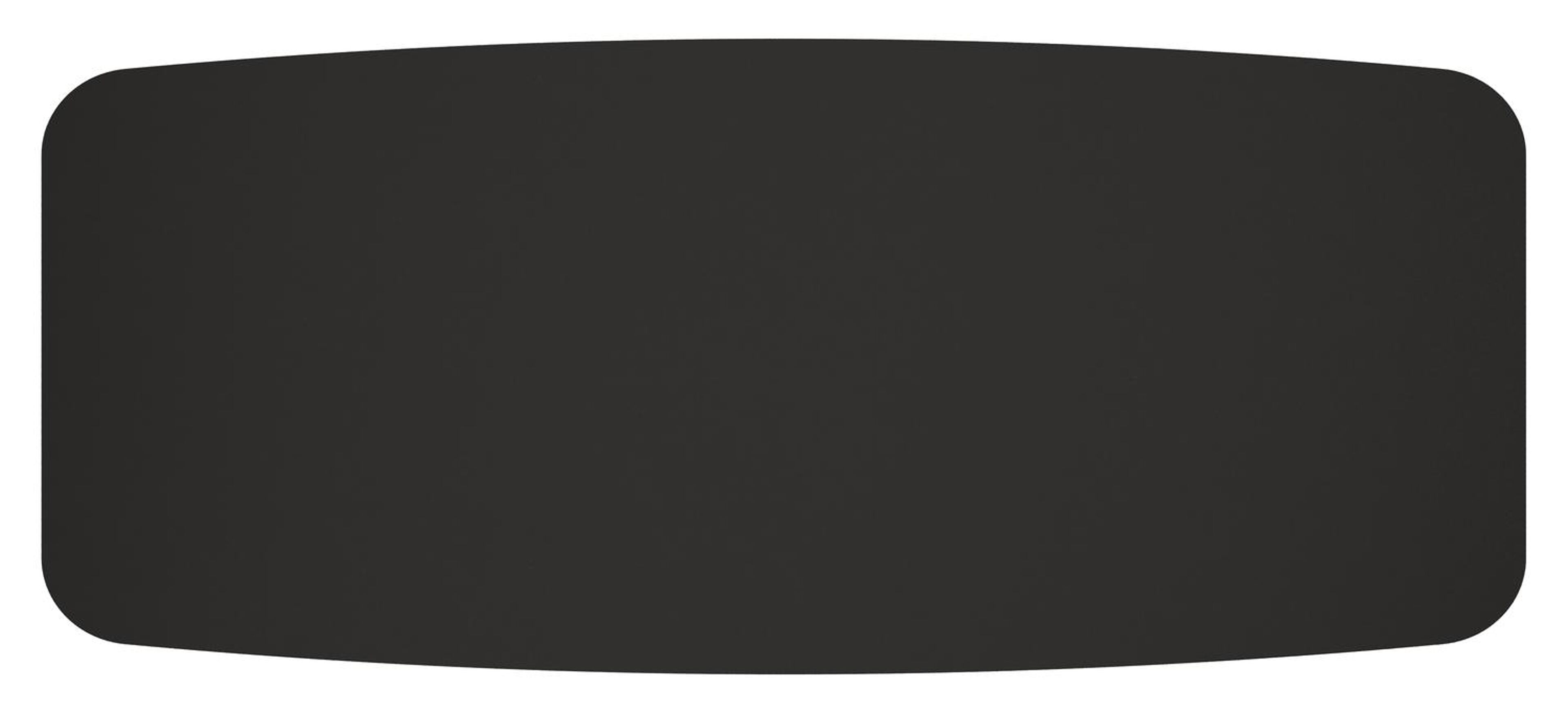 Ensemble de jardin Pamplona en aluminium noir et sintered stone notte minerale avec 8 chaises de jardin Gerona
