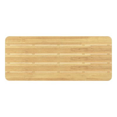 Orso tuintafel rechthoekig afgerond in teak - L 240 x B 100 x H 75 cm