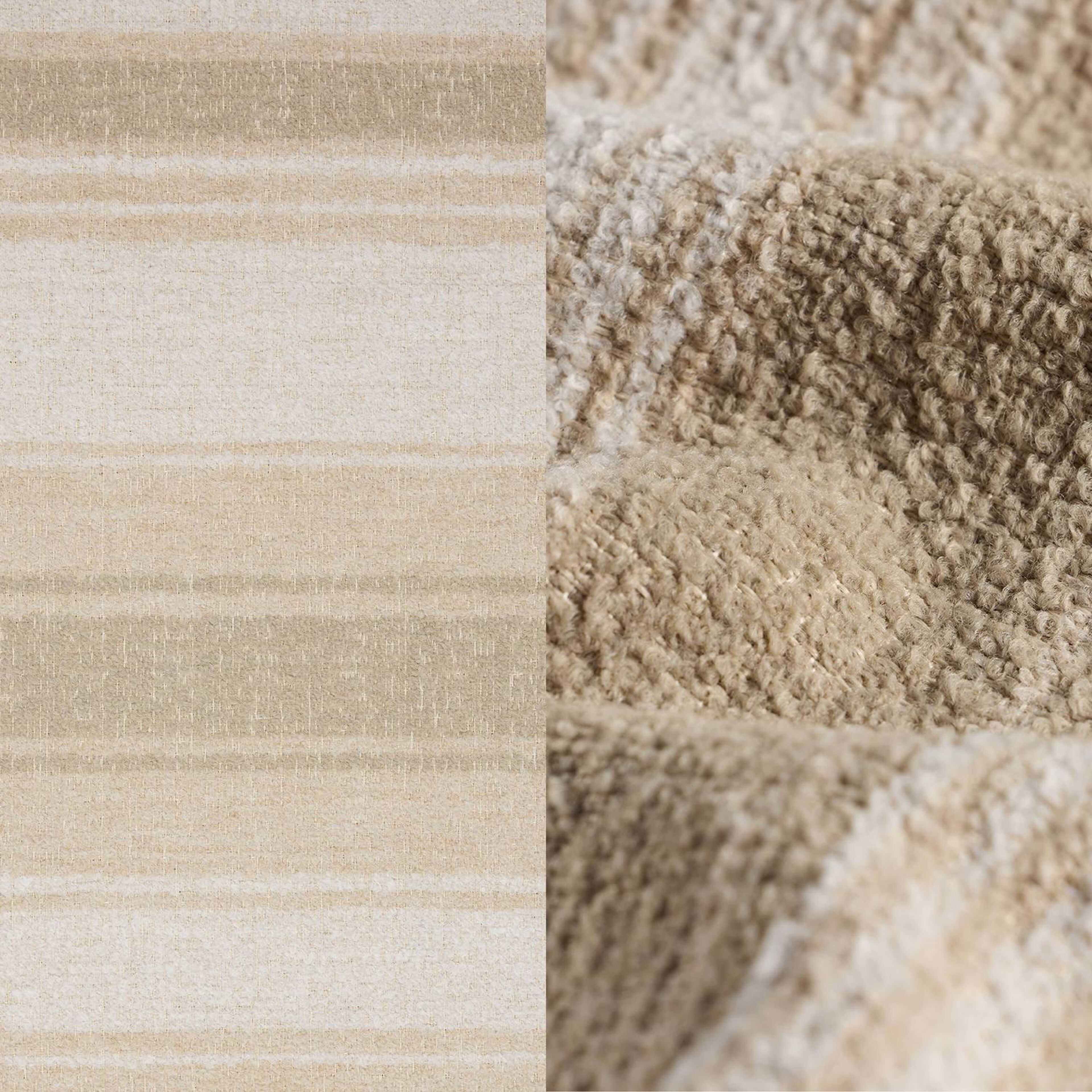 Masso poef in tonga beige all weather cosytica - B 90 x D 90 x H 35 cm