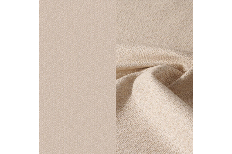 Lomano loungebank in beige aluminium en beige verticaal geweven luxe vlakke rope met Wander Pilat all weather sunbrellaÂ® luxe