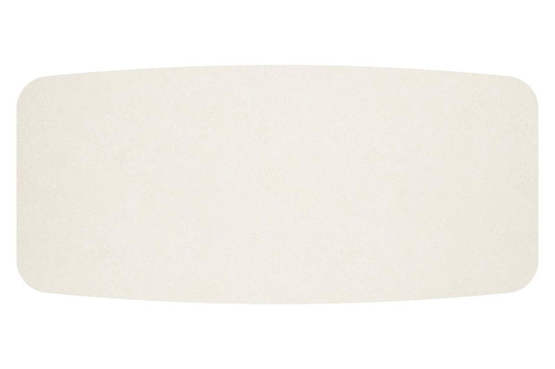 Mosa bootvormige tuinset in beige aluminium en sintered stone crema minerale met 6 Cosa tuinstoelen