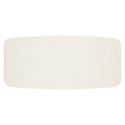 Mosa bootvormige tuinset in beige aluminium en sintered stone crema minerale met 6 Cosa tuinstoelen