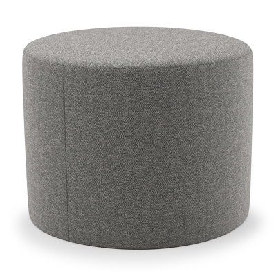 Pouf Masso arrondis en chartres drizzle All weather sunbrella® luxe - Diam. 55 x Haut. 40 cm