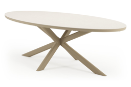 Ovaal - L 240 x B 115 x H 72 cm