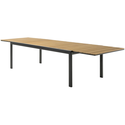 Tafelblad in teak - Naturel - L 240  x B 100 cm