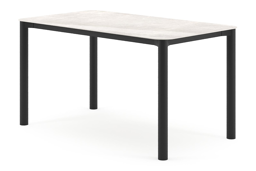 Rechthoekig afgerond - L 140 x B 80 x H 75 cm