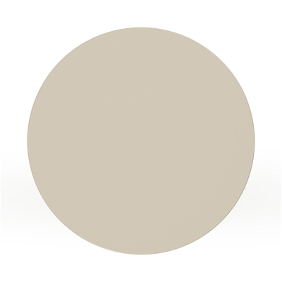 Bomero bijzettafel in beige aluminium - Dia. 48 x H 50 cm