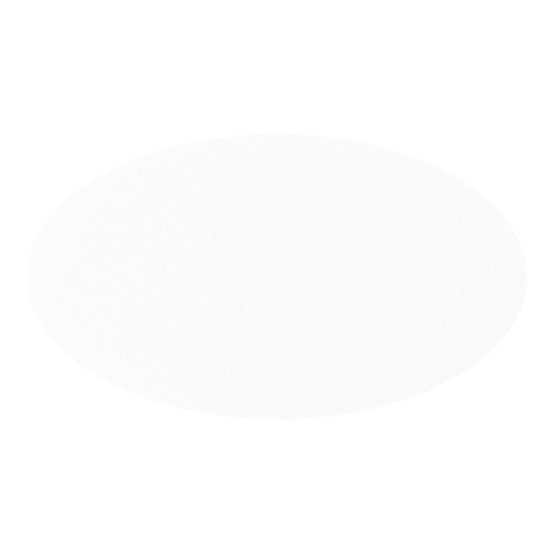 Fano tuintafel ovaal in zwart aluminium en volkeramiek Arctic White - L 140 x B 80 x H 74.5 cm