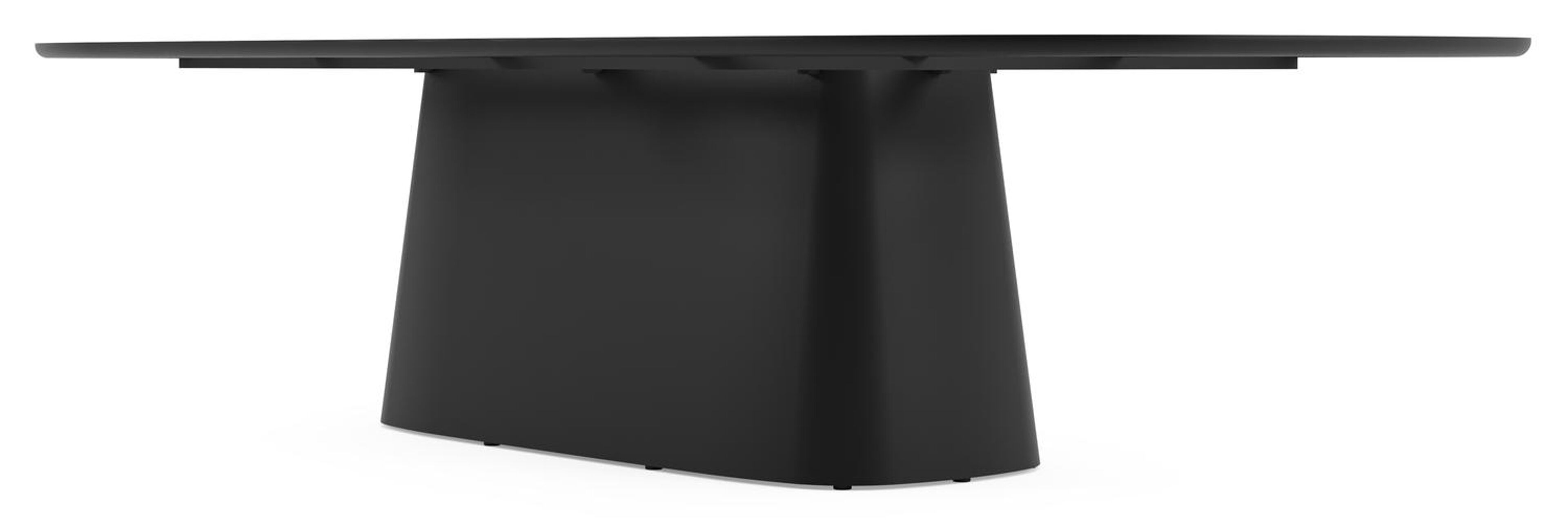 Table de jardin Amico bombo xl en aluminium noir et céramique pleine Black Obsession - Lg. 320 x Lrg. 148 x Haut. 73.5 cm