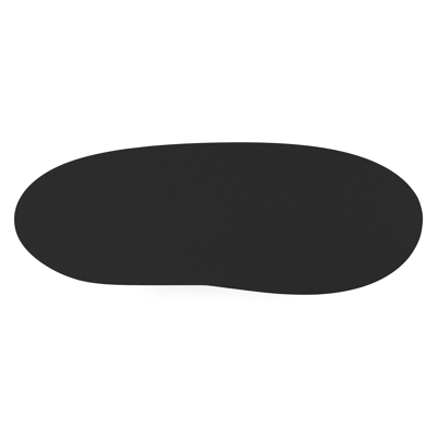 Organo tuintafel organisch in zwart aluminium en volkeramiek nero black - L 320 x B 120 x H 74 cm