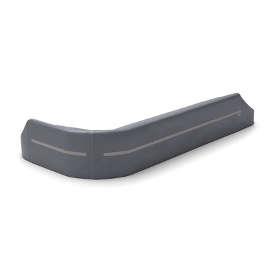 Donato beschermhoes lounge chaise longue links + 3-zit - L1: 413 cm x L2: 204 cm x B: 97 cm x H: 68 cm