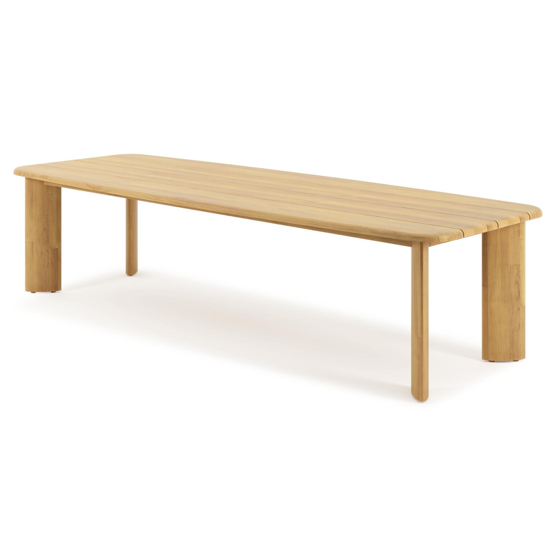 Gardo tuintafel bootvorm in teak - L 315 x B 115 x H 75 cm