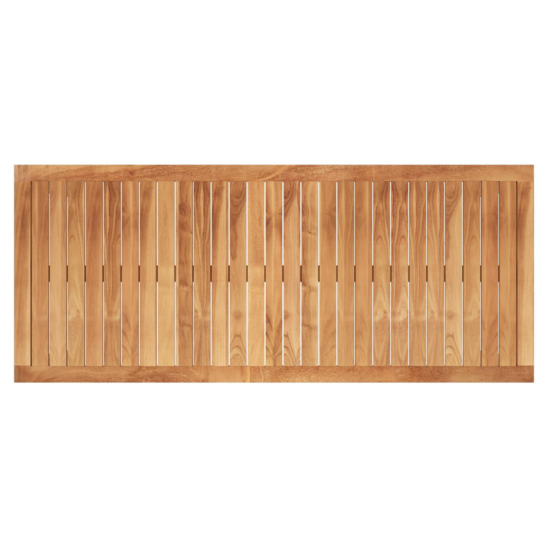 Varese tuinset in beige aluminium en teak met 6 Amalfi tuinstoelen