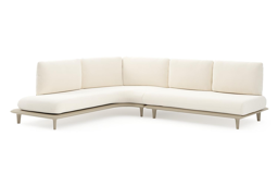 Chaise longue droite + 2-pl