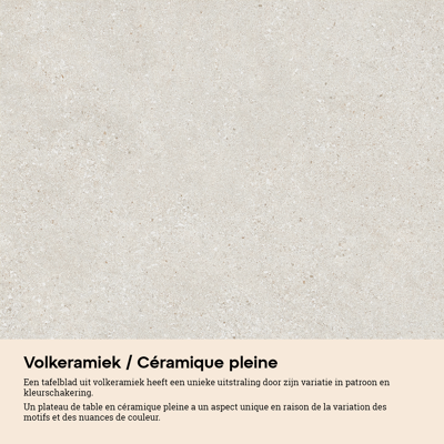 Pagino tuintafel in zwart aluminium en volkeramiek shilin - L 240 x B 100 x H 74,5 cm