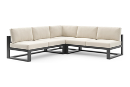 2-zit + corner + 2-zit met open einde