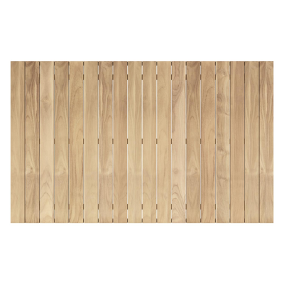 Nano XL tuintafel rechthoekig in beige aluminium en teak L 240 x B 148 x H 75 cm x H 75 cm