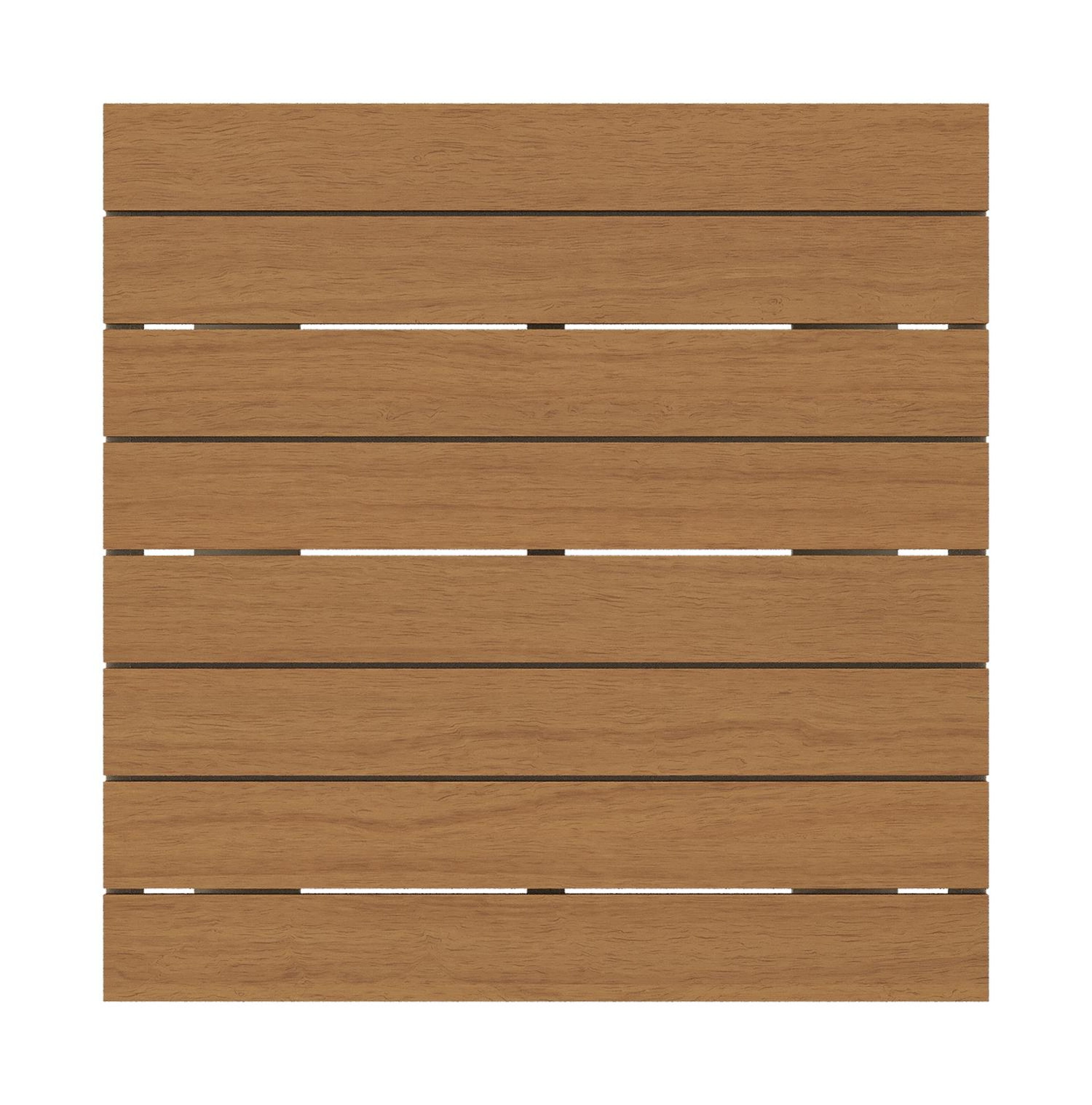 Alora loungetafel in beige aluminium en polywood - L 77 x B 77 x H 35 cm