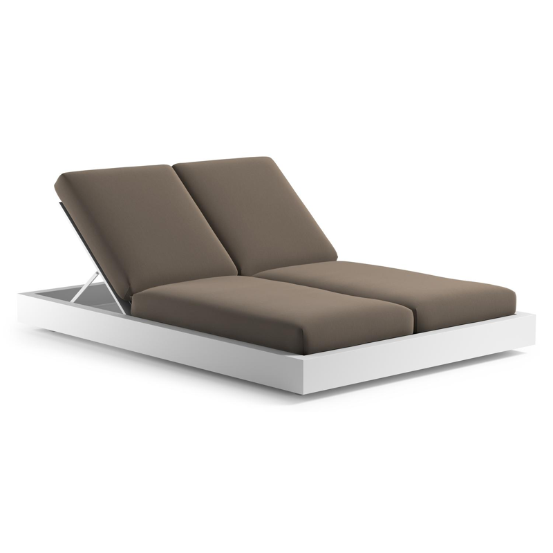 Como verstelbaar dubbel ligbed in   met   kussen