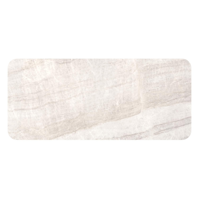 Orso tuintafel rechthoekig afgerond in wit aluminium en volkeramiek Taj Mahal - L 200 x B 80 x H 74.5 cm