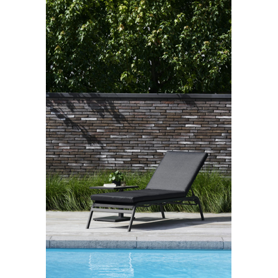 Caravelle/Bari ligbedkussen weather+ textileen zwart