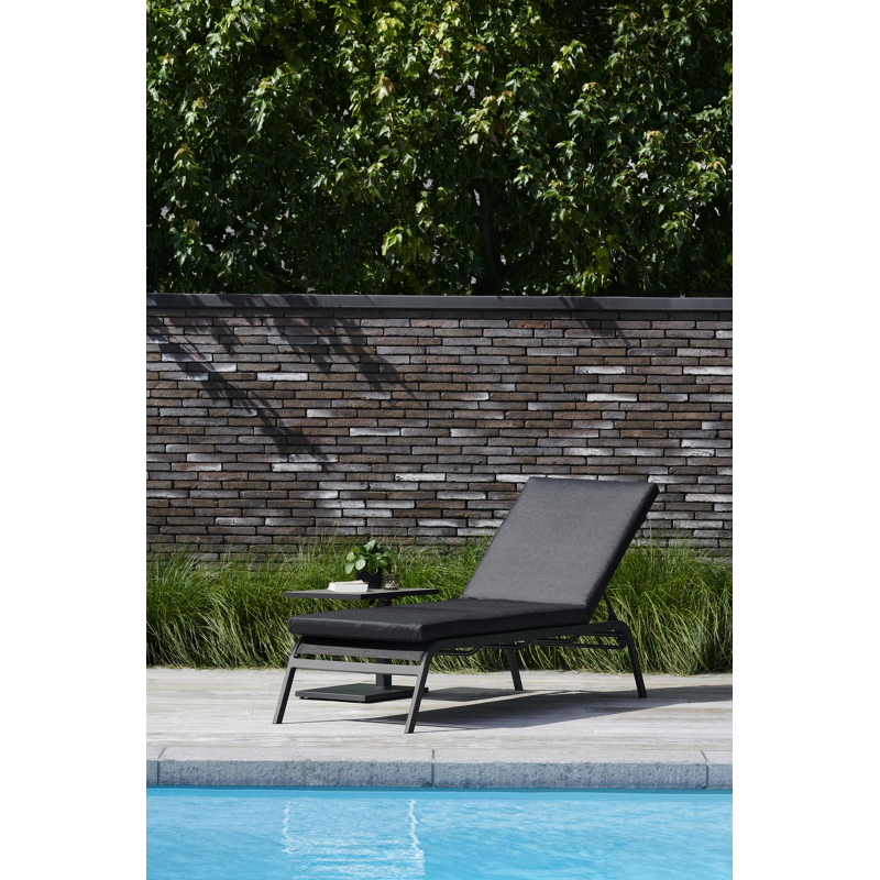 Caravelle/Bari ligbedkussen weather+ textileen zwart