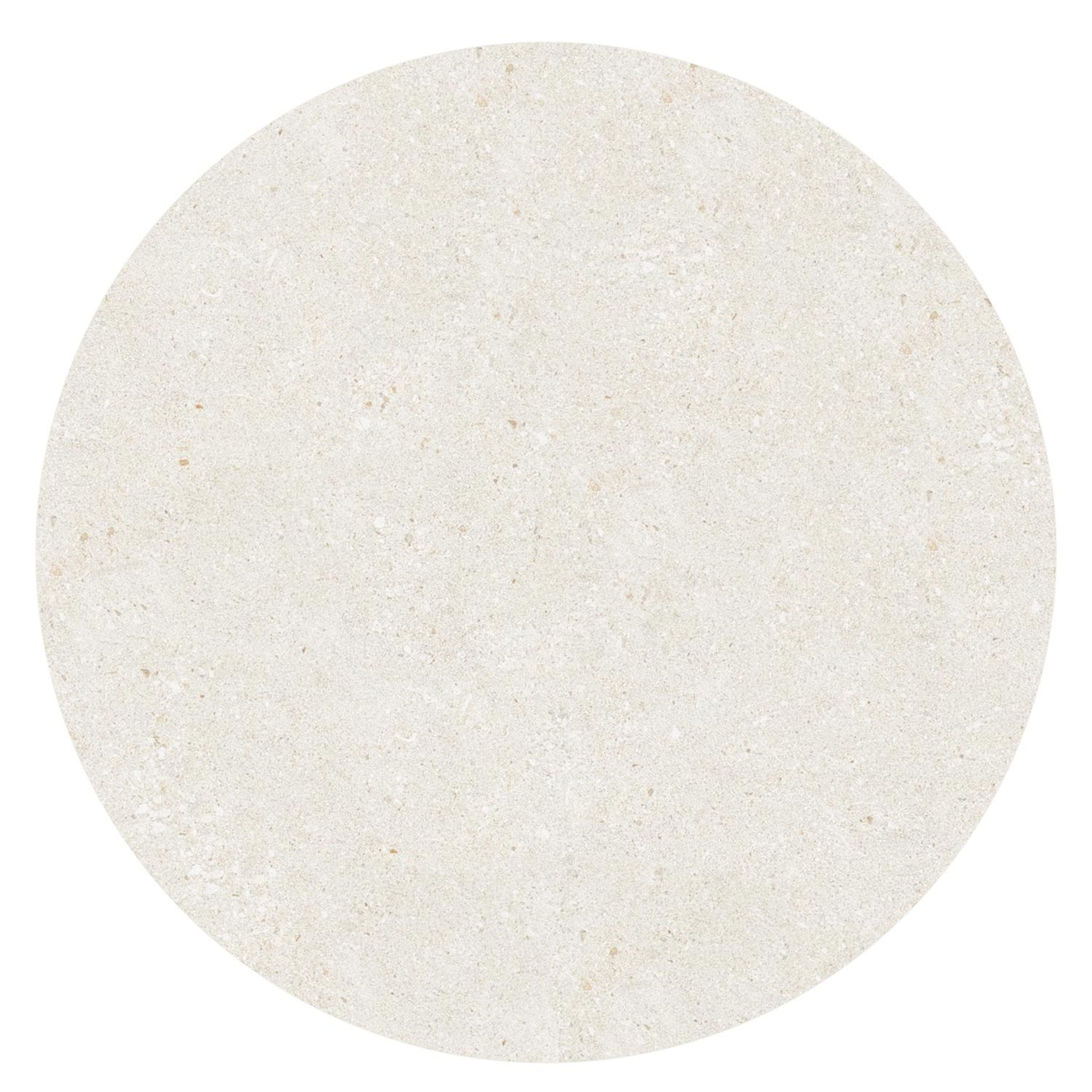 Fano tuintafel in zwart aluminium en volkeramiek shilin - Dia. 85 x H 75 cm